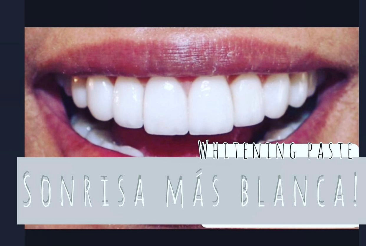 Pasta de dientes blanqueadora