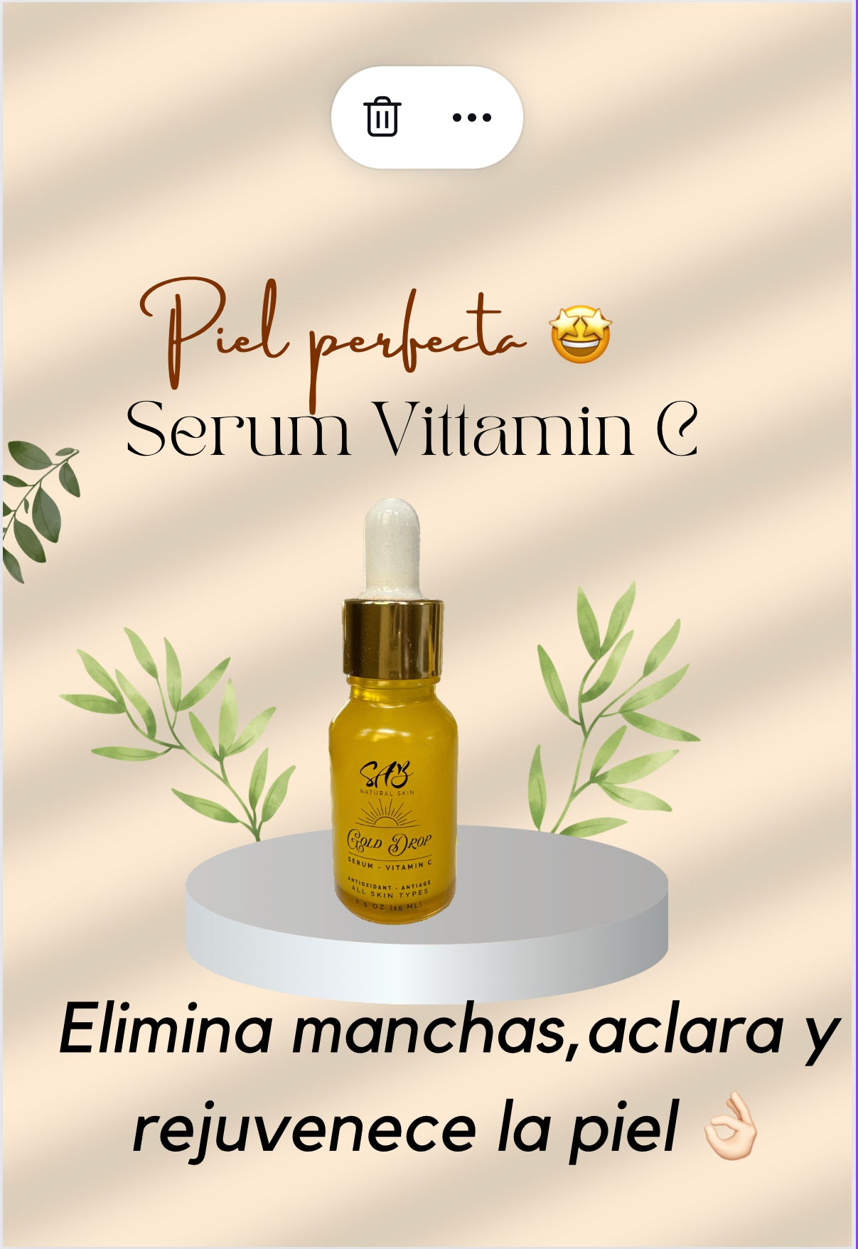 Vitamina C serum
